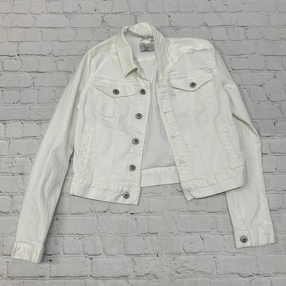 Jackets & Blazers - Love tree denim white jacket